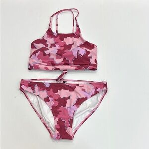 Spyder Pink and Red Camo Bikini SPL